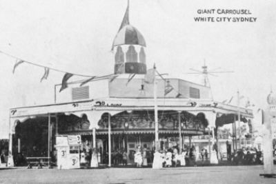 "Giant Carrousel", PTC 30 at White City, Sydney c.1913.